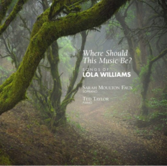 Cover for Sarah Moulton Faux / Ted Taylor · Where Should This Music Be? Songs Of Lola Williams (CD) (2019)