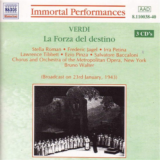 Cover for Chorus &amp; Orchestra Of The Met · Forza del destino *s* (CD) (1999)