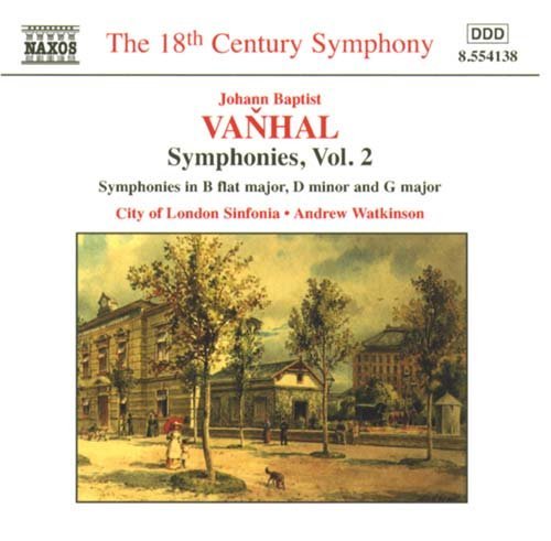 Cover for Vanhal / Watkinson / City of London Sinfonia · Symphonies Vol. 2 (CD) (2001)
