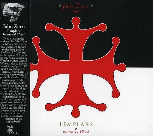 Templars -In Sacred Blood - John Zorn - Music - TZADIK - 0702397739821 - March 17, 2023