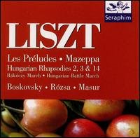 Cover for Liszt · Liszt-les Preludes / Mazeppa (CD) (1995)