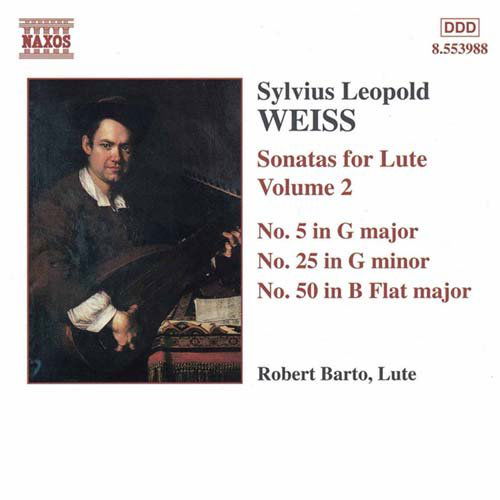 Sonatas For Lute - Volume 2 - Robert Barto - Musiikki - NAXOS - 0730099498821 - keskiviikko 30. joulukuuta 1998