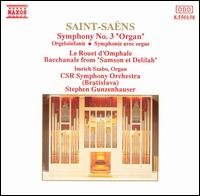 Cover for Saint-saens / Gunzenhauser / Czecho-slovak Sym · Symphony 3 &quot;Organ&quot; (CD) (1993)