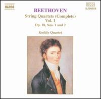 String Quartets 1 - Beethoven / Kodaly Quartet - Music - NCL - 0730099555821 - February 15, 1994