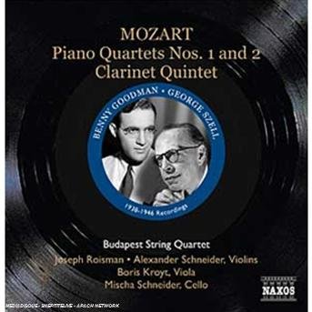 Cover for Wolfgang Amadeus Mozart · Piano Quartets No.1&amp;2 (CD) (2007)