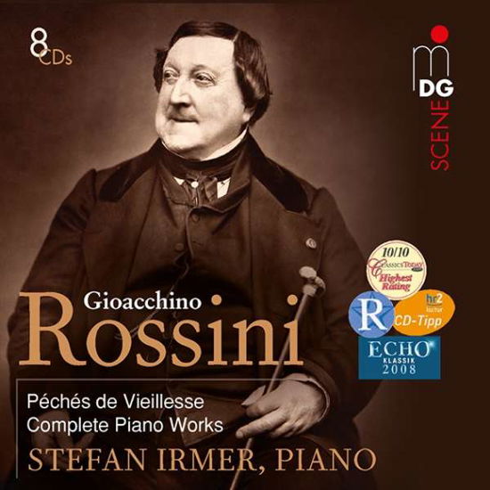 Rossini: Sins Of Old Age / Complete Works For Solo Piano - Stefan Irmer - Musikk - MDG - 0760623209821 - 5. oktober 2018