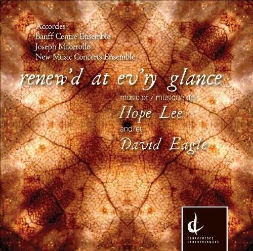 Cover for Lee,hope / Eagle,david · Renew'd at Every Glance (CD) (2010)