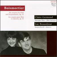Cover for Boismortier / Beausejour / Guimond · Six Sonates Pour Flute (CD) (2006)