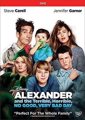 Cover for Alexander &amp; the Terrible Horrible No Good Very Bad (DVD) (2015)