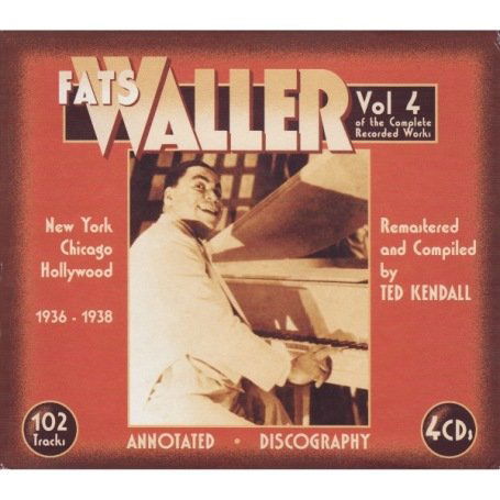 Complete Recorded Works - Vol 4 - Fats Waller - Musiikki - JSP - 0788065904821 - maanantai 28. tammikuuta 2008