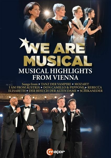 Cover for Carin Filipcic; Maya Hakvoort; Vanessa Heinz · We Are Musical - Musical Highlights from Vienna (DVD) (2022)