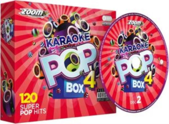 Cover for Zoom Karaoke · Karaoke Pop Box 4 Party Pack - 120 Songs (CD+G) (CD) (2015)