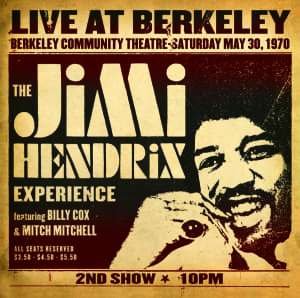 Cover for The Jimi Hendrix Experience · Live At Berkeley (CD) (2012)