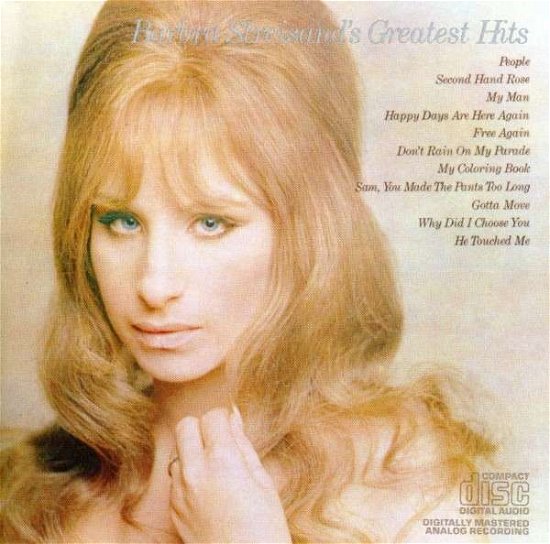 Cover for Barbra Streisand · Greatest Hits (CD) (2008)