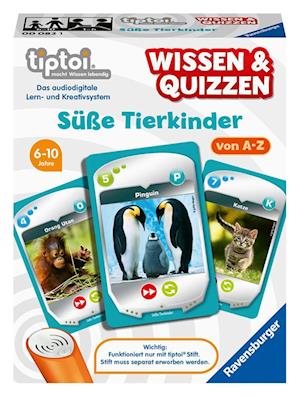 Wissen & Quizzen: Süße Tierkinder - Ravensburger Spieleverlag - Board game - Ravensburger Spieleverlag - 4005556000821 - 2021