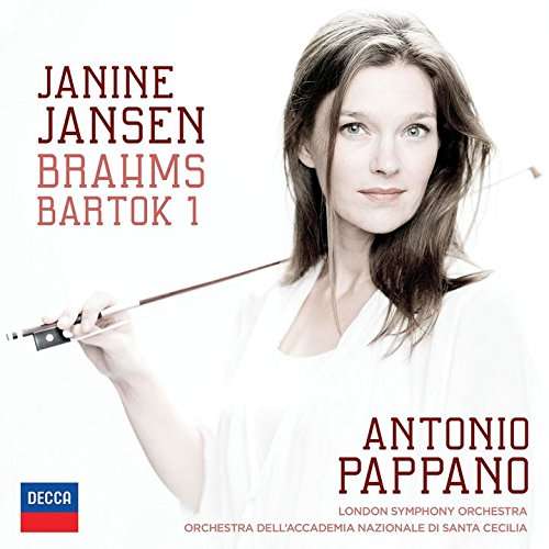 Cover for Brahms / Jansen,janine · Brahms: Violin Concerto / Bartok: Violin Concerto (CD) (2016)