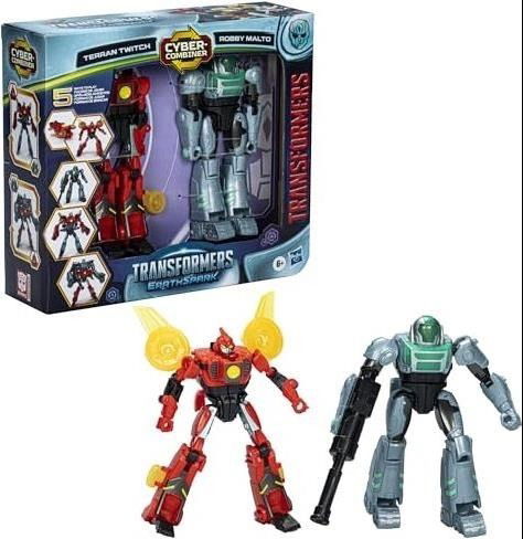 Cover for Transformers  Earthspark Cyber Combiner Terran Twitch  Robby Malto Toys (MERCH)