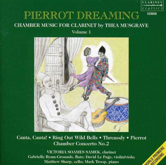 Cover for Victoria Soames Samek · Pierrot Dreaming: Chamber Music For Clarinet By Thea Musgrave (CD) (2002)