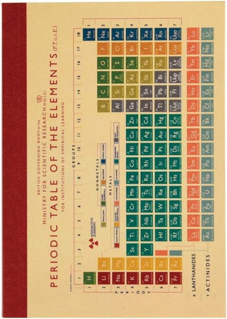 A6 notebook - Periodic Table -  - Books - REX LONDON - 5027455410821 - June 23, 2023