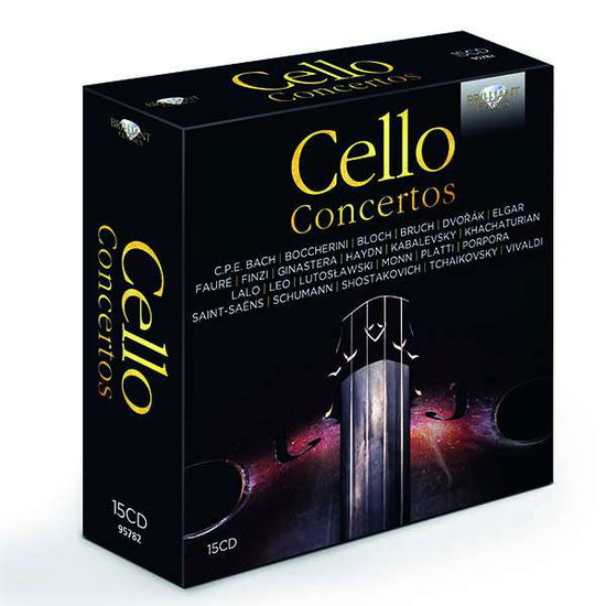 Cello Concertos Edition - Bach,c.p.e / Galligioni / Berger - Musik - BRILLIANT CLASSICS - 5028421957821 - 18. januar 2019