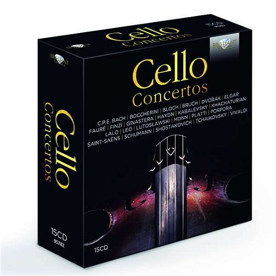 Cello Concertos Edition - Bach,c.p.e / Galligioni / Berger - Musikk - BRILLIANT CLASSICS - 5028421957821 - 18. januar 2019