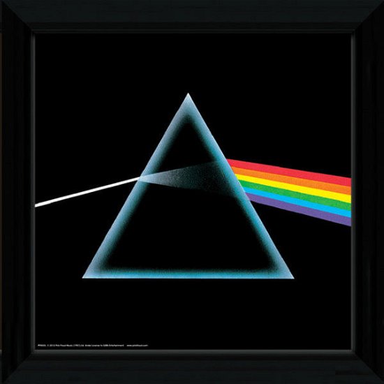 Cover for Pink Floyd · Pink Floyd - Dark Side Of The Moon (Stampa In Cornice 30x30 Cm) (MERCH)