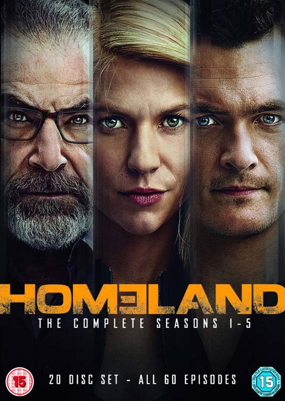 Homeland · Homeland Seasons 1 to 5 (DVD) (2016)