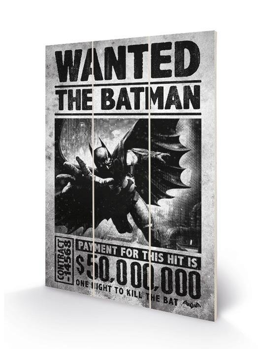 DC COMICS - Wood Print 20x29.5 - Batman Arkham Ori - Wood Poster - Merchandise -  - 5051265869821 - 31. december 2019