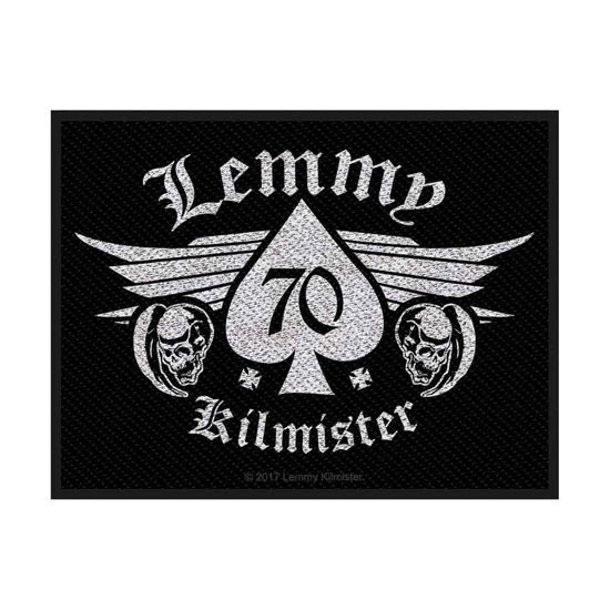 Lemmy Standard Woven Patch: 70 Kilmister - Lemmy - Merchandise - PHD - 5055339777821 - August 19, 2019