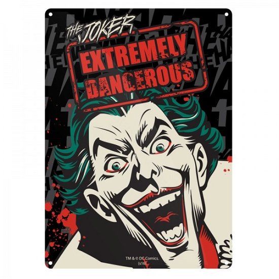 Cover for Dc Comics: Batman · Dc Comics: Batman - Joker (Targa Metallica Piccola) (Leketøy)