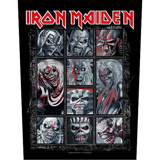 Iron Maiden Back Patch: 10 Eddies - Iron Maiden - Fanituote -  - 5056365726821 - 