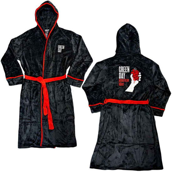 Cover for Green Day · Green Day Unisex Bathrobe: American Idiot (Large - X-Large) (CLOTHES) [size XL] [Black - Unisex edition]