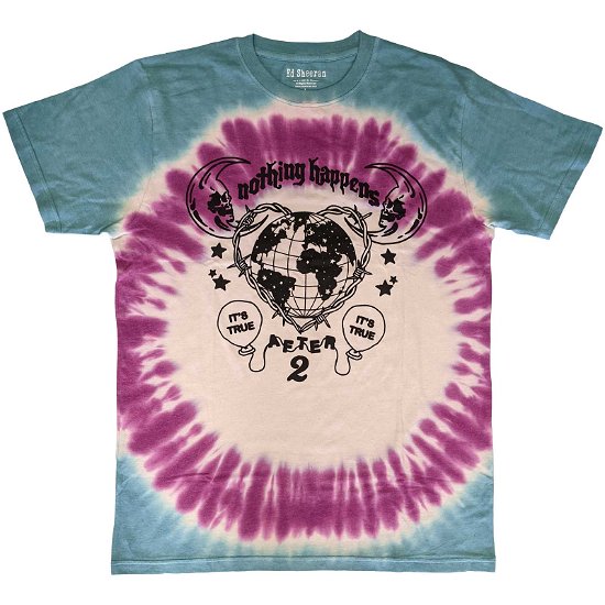 Ed Sheeran Unisex T-Shirt: Nothing Happens (Wash Collection) - Ed Sheeran - Mercancía -  - 5056561072821 - 