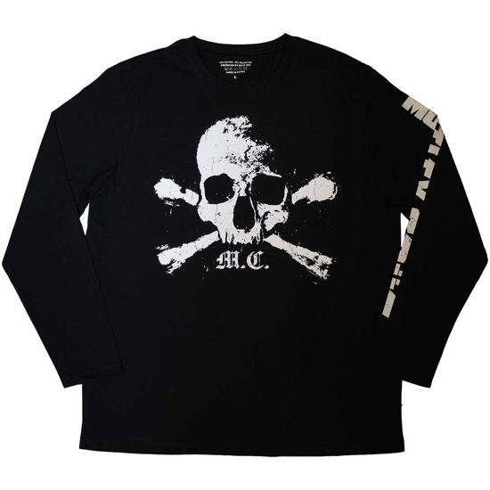 Motley Crue Unisex Long Sleeve T-Shirt: Orbit Skull (Sleeve Print) - Mötley Crüe - Merchandise -  - 5056737206821 - 