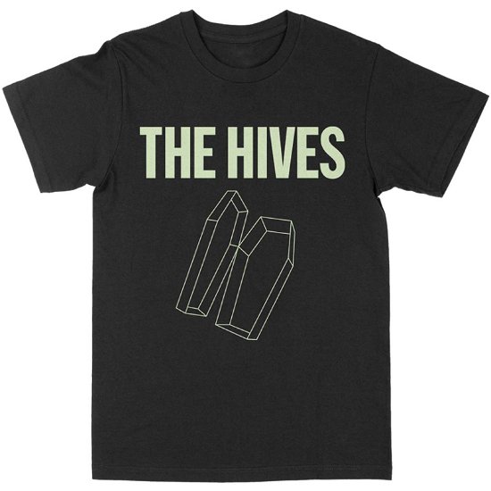 The Hives Unisex T-Shirt: Glow-in-the-Dark Coffin - Hives - The - Merchandise -  - 5056737222821 - 