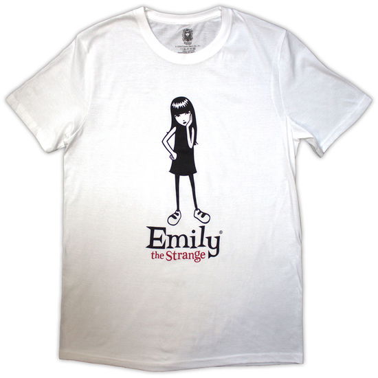 Emily The Strange Unisex T-Shirt: Emily Poses - Emily The Strange - Gadżety -  - 5056737293821 - 11 października 2024