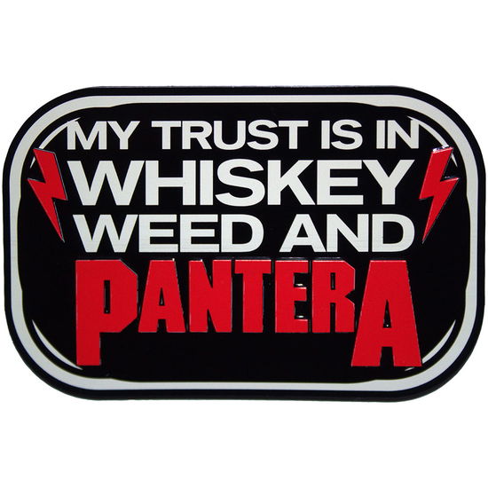 Cover for Pantera · Pantera Fridge Magnet: Whiskey (Magnet) (2024)