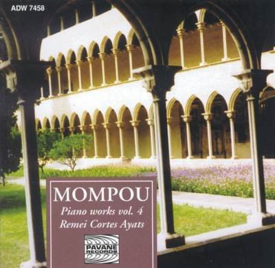 Cover for Cortes Ayats R. · Piano Works, Vol.  4 Pavane Klassisk (CD) (2000)