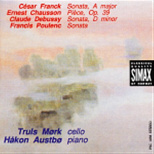 Violin Sonata in a Major / Cello Sonata in D Minor - Franck / Debussy / Poulenc / Austbo / Mork - Musik - SIMAX - 7025560105821 - 1. maj 1991