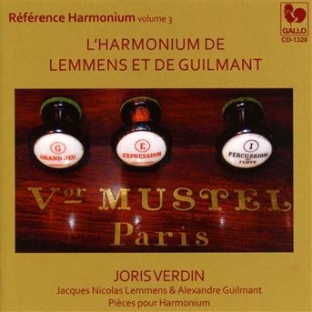 Cover for Joris Verdin · Joris Verdin: L'harmonium De Lemmens Et De Guilmant (CD) (2019)