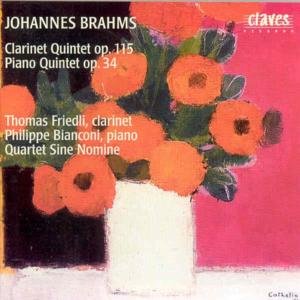 Cover for J. Brahms · Clarinet &amp; Piano Quintet (CD) (1996)