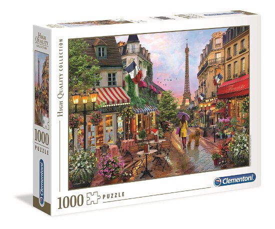 Cover for Clementoni · Puslespil HQC Flowers In Paris 2019, 1000 brikker (Jigsaw Puzzle) (2023)