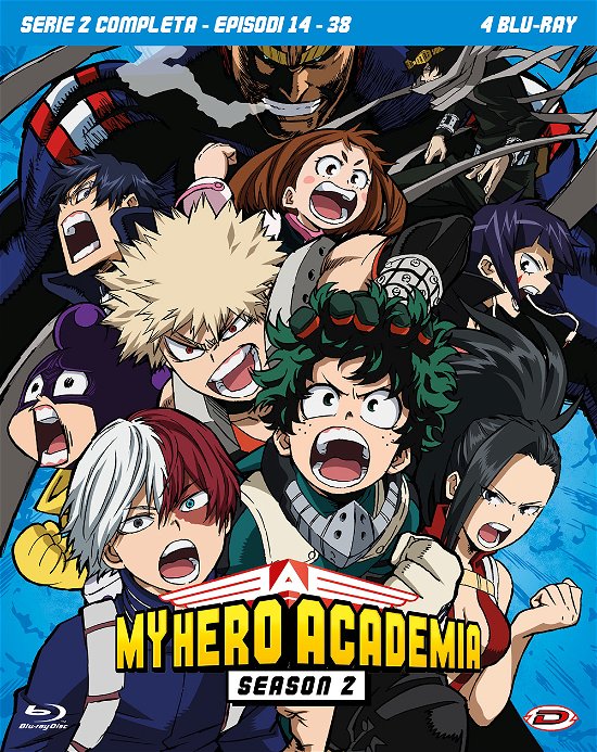 Cover for My Hero Academia · Stagione 02 The Complete Series (Eps 14-38) (4 Blu-Ray) (Blu-ray) (2021)
