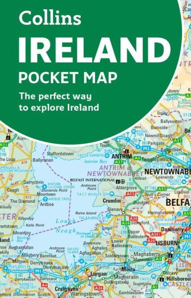 Cover for Collins Maps · Ireland Pocket Map: The Perfect Way to Explore Ireland (Landkarten) [New edition] (2022)