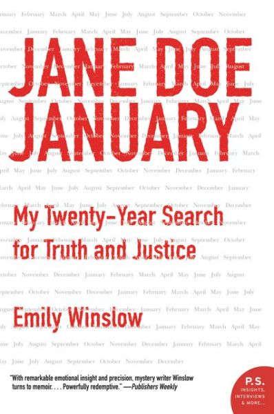 Cover for Emily Winslow · Jane Doe January: My Twenty-Year Search for Truth and Justice (Paperback Book) (2019)