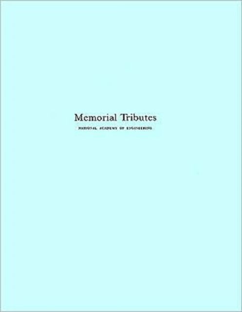 Cover for National Academy of Engineering · Memorial Tributes: Volume 2 (Hardcover Book) (1984)