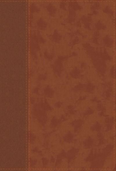 NIV, Personal Size Bible, Large Print, Leathersoft, Brown, Red Letter, Thumb Indexed, Comfort Print - N/a - Bøger - Zondervan - 9780310458821 - 30. november 2021