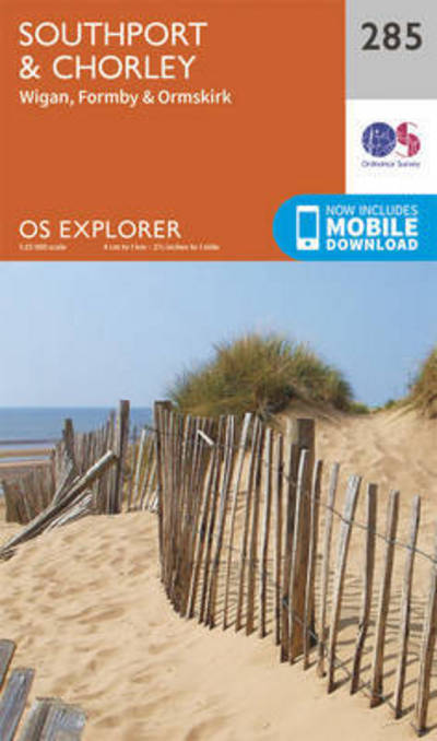 Cover for Ordnance Survey · Southport and Chorley - OS Explorer Map (Map) [September 2015 edition] (2015)
