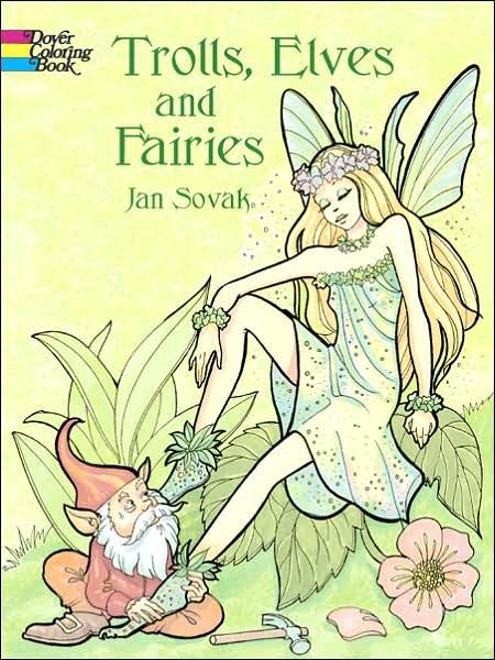 Trolls, Elves and Fairies Coloring Book - Dover Coloring Books - Jan Sovak - Bøker - Dover Publications Inc. - 9780486423821 - 24. oktober 2002