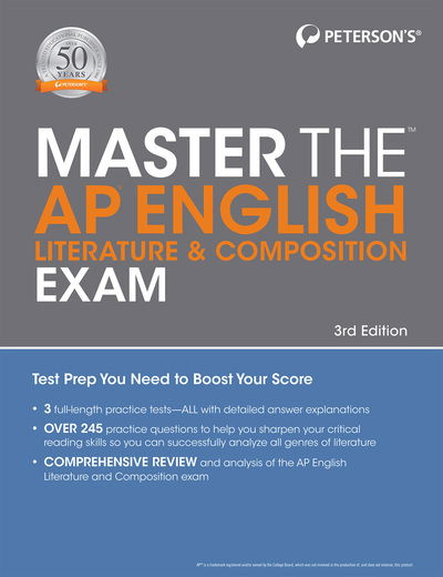 Cover for Peterson's · Master the AP English Literature &amp; Composition Exam (Paperback Book) (2017)